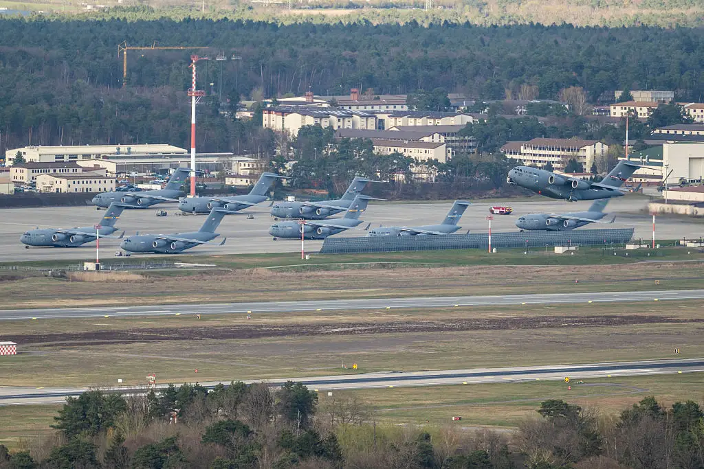Germany's Ramstein Air Base has been seen increased traffic during the Iran war (Thomas Lohnes/Getty Images)