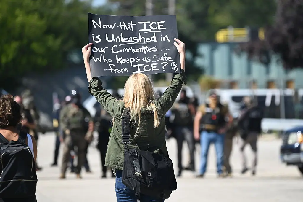 Protests against ICE have erupted across the US (Jacek Boczarski/Anadolu via Getty Images)