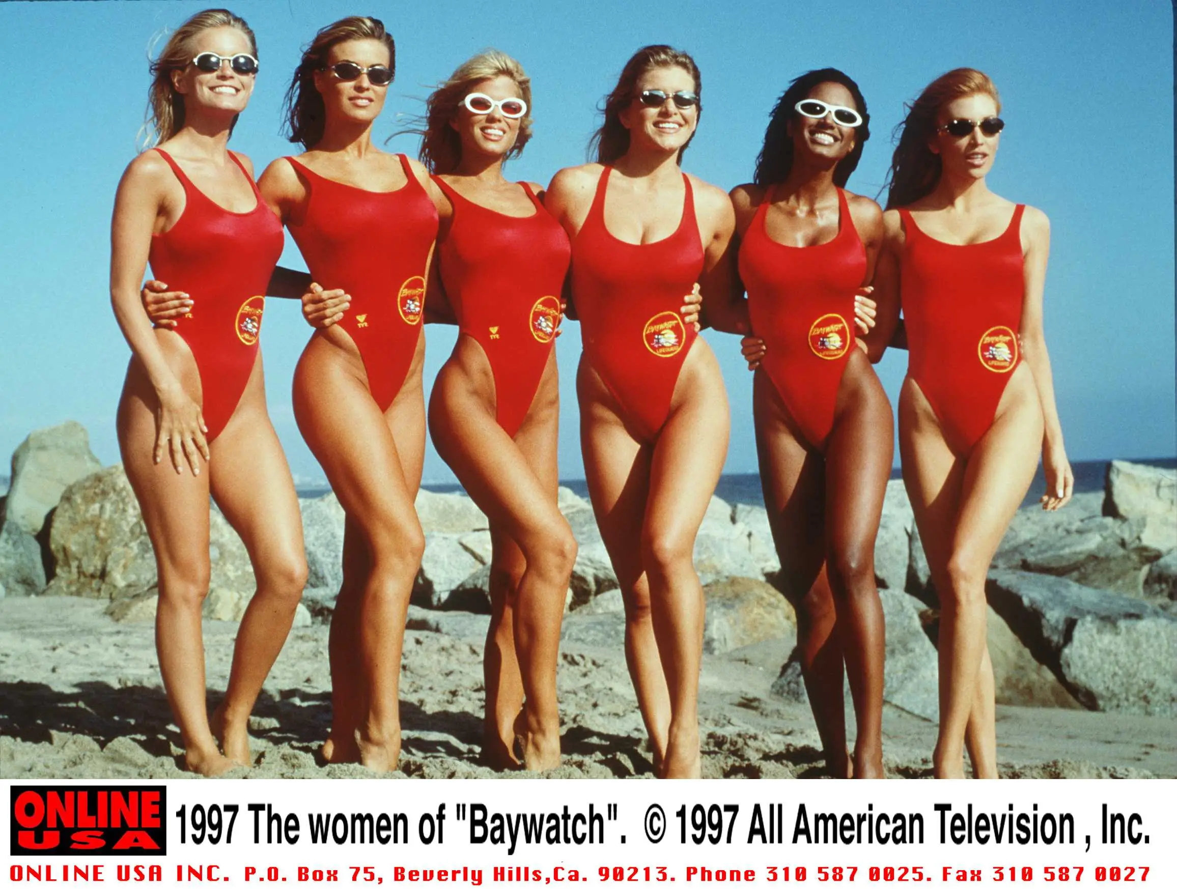 Baywatch famously upheld strict beauty standards. (Getty Images)