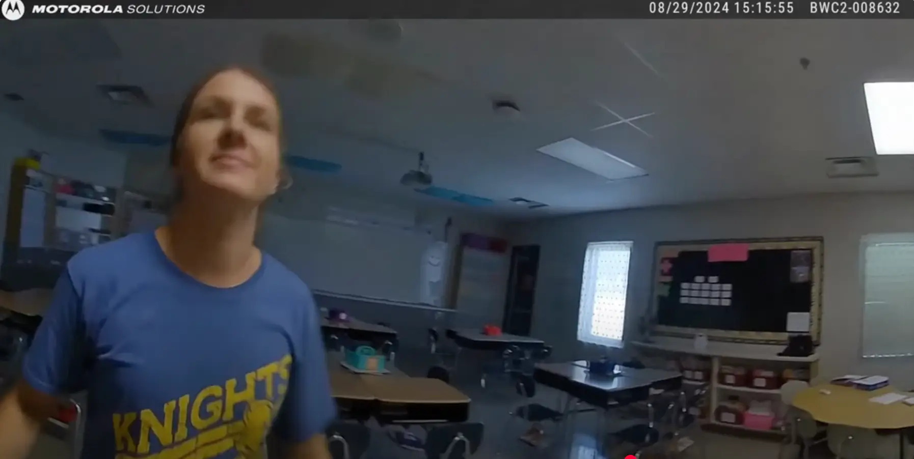 Shelby Moss was caught on bodycam footage (WZTV)
