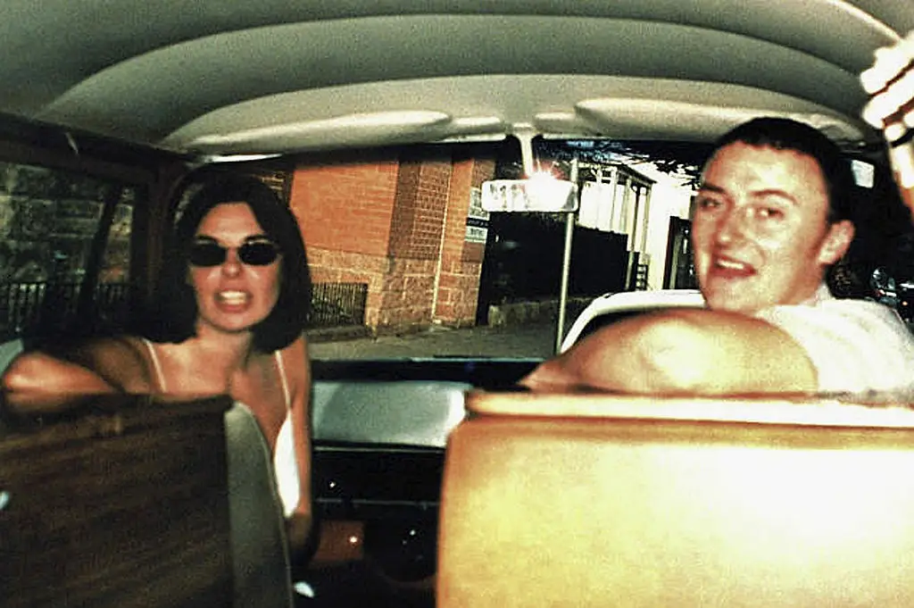 The last known photo of Lees and Falconio before Falconio was murdered. (Photo by Handout/Getty Images)
