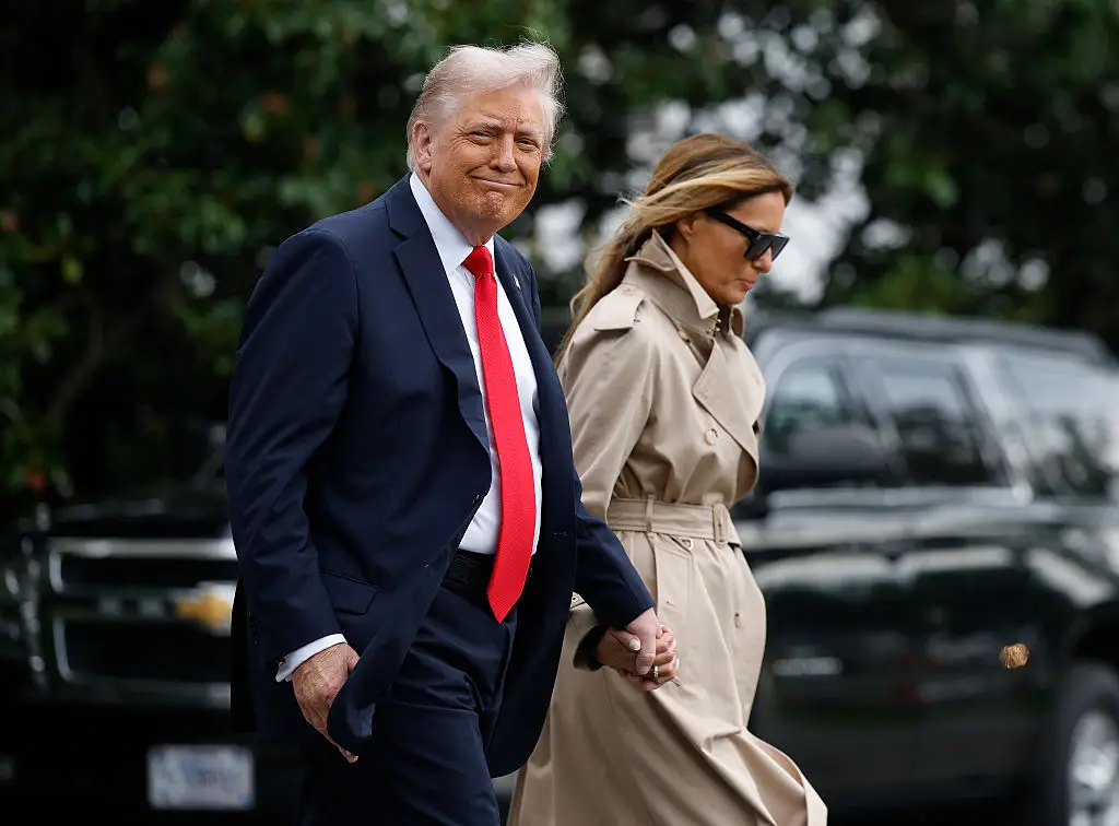 Donald and Melania Trump will be in England until September 18 (Kevin Dietsch/Getty Images)