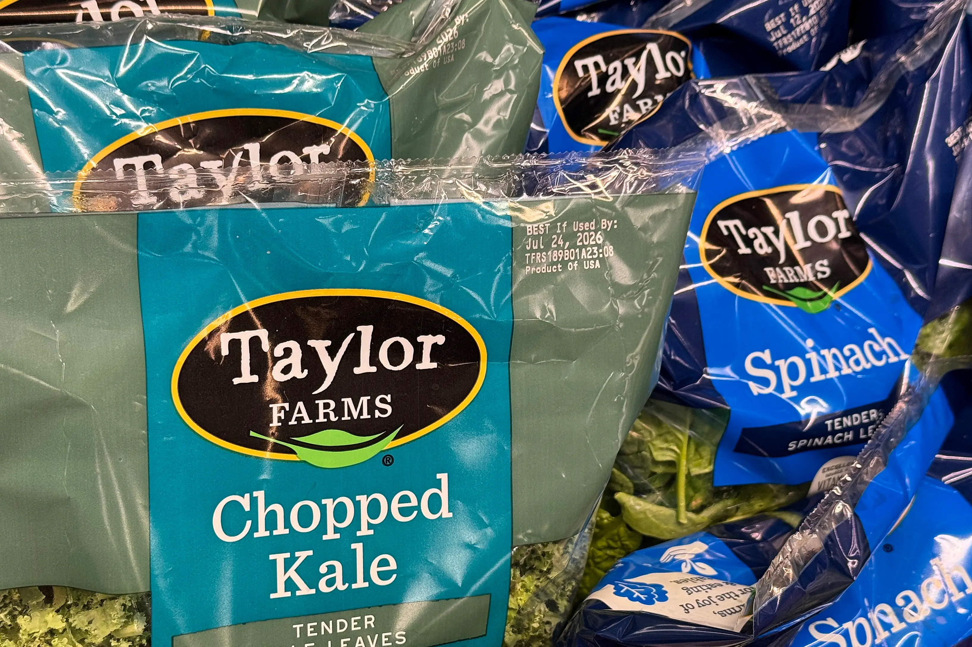Some Taylor Farms products have been recalled (Justin Sullivan/Getty Images)