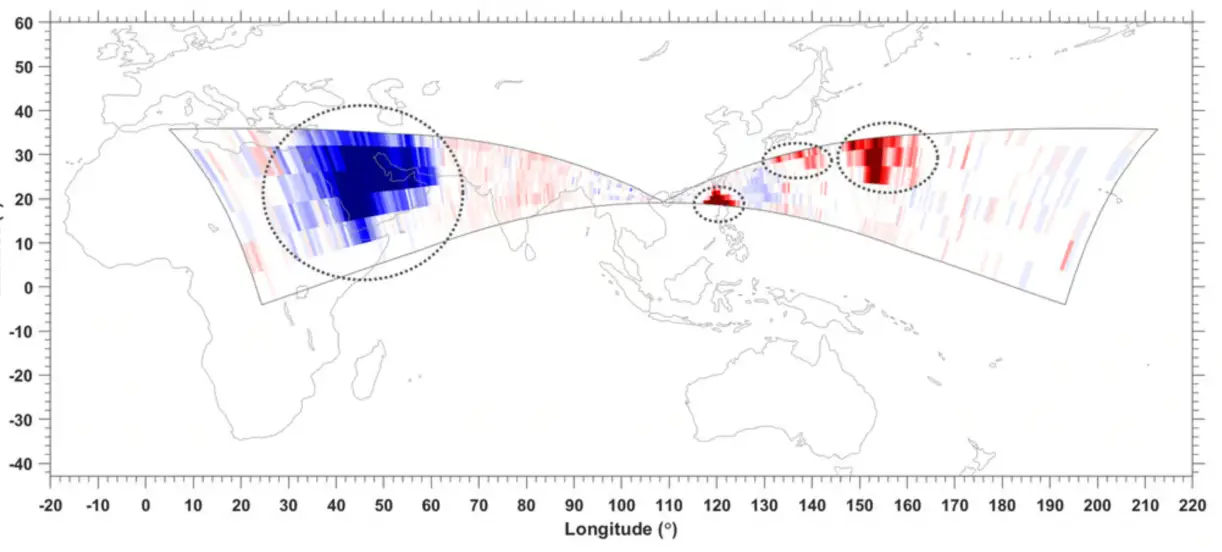 The radar bounces off the ionosphere (Chinese Academy of Sciences)
