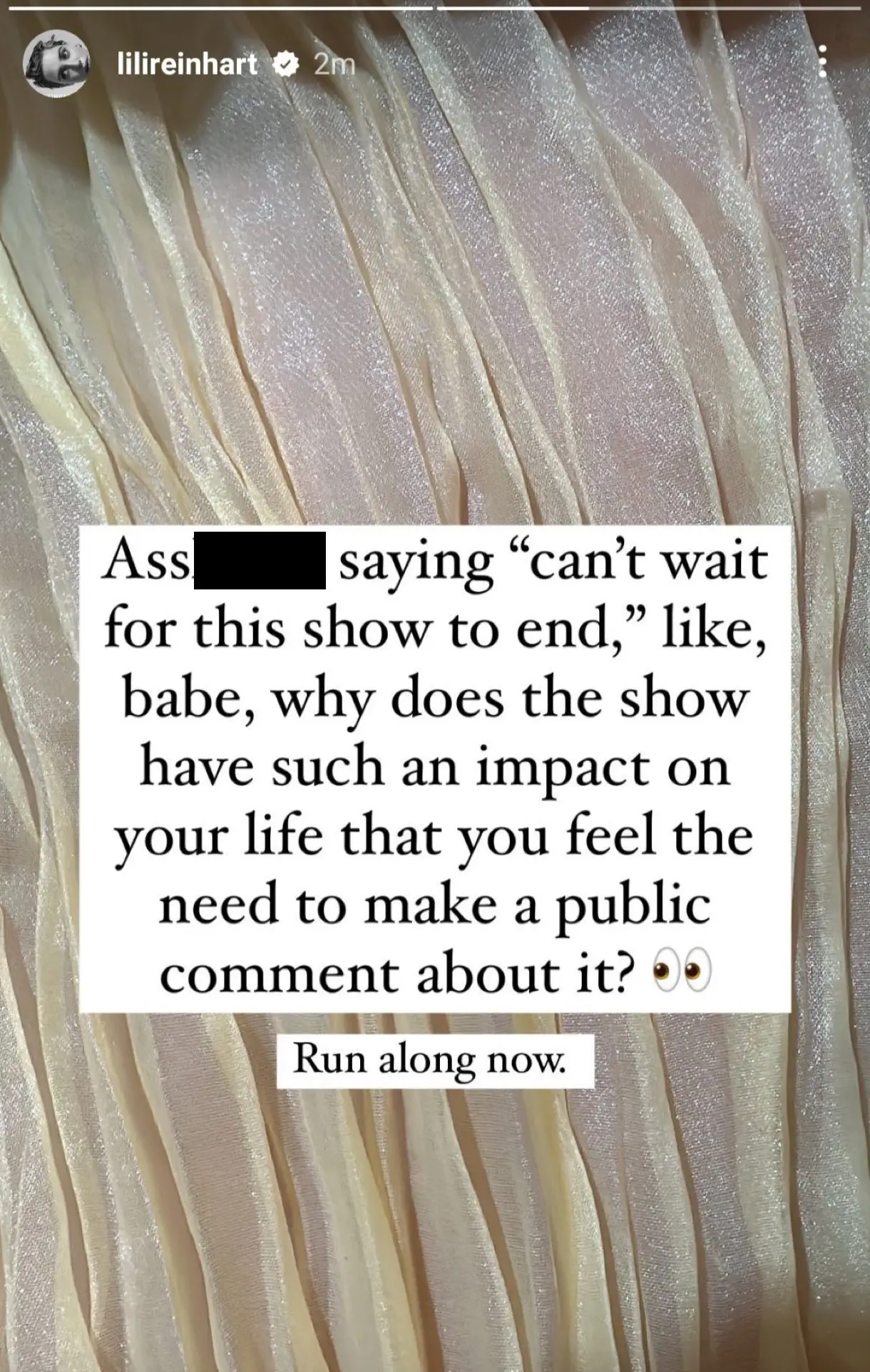 Lili Reinhart addressed the hate.