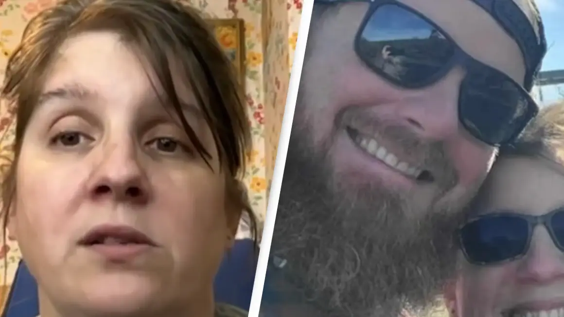 Woman being swallowed by quicksand gets saved by husband's quick thinking