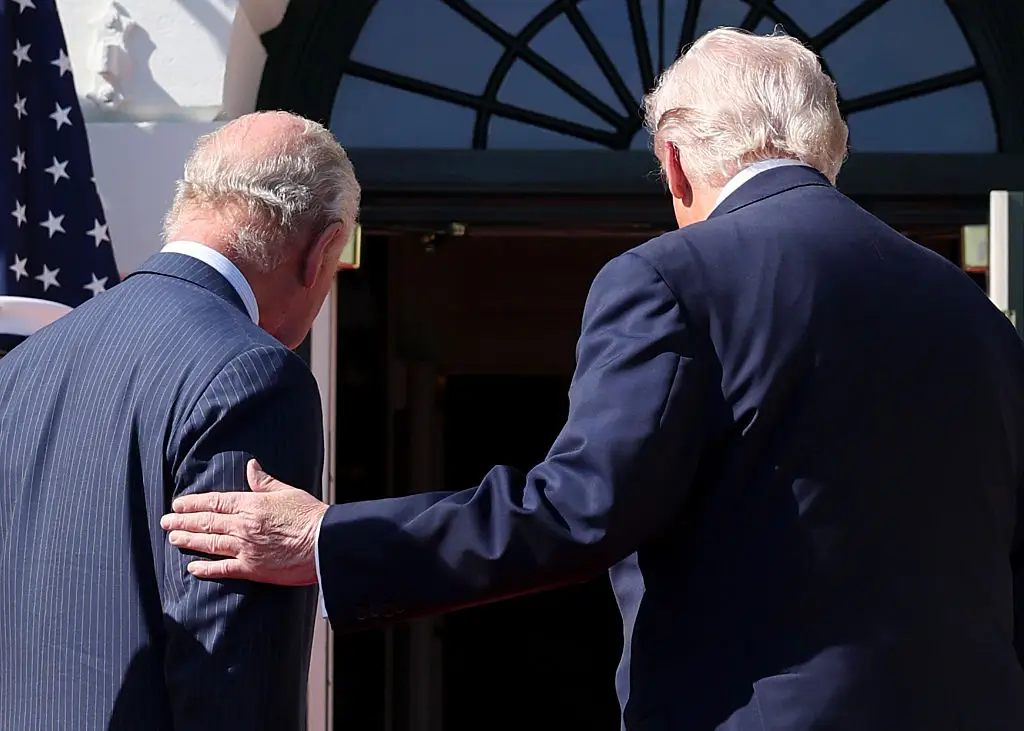 Trump was accused of breaking royal protocol (Photo by Chris Jackson/Getty Images)