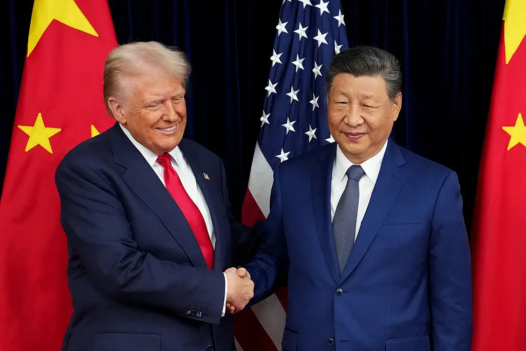 Donald Trump and Xi Jinping met in Asia last week (Andrew Harnik/Getty Images)