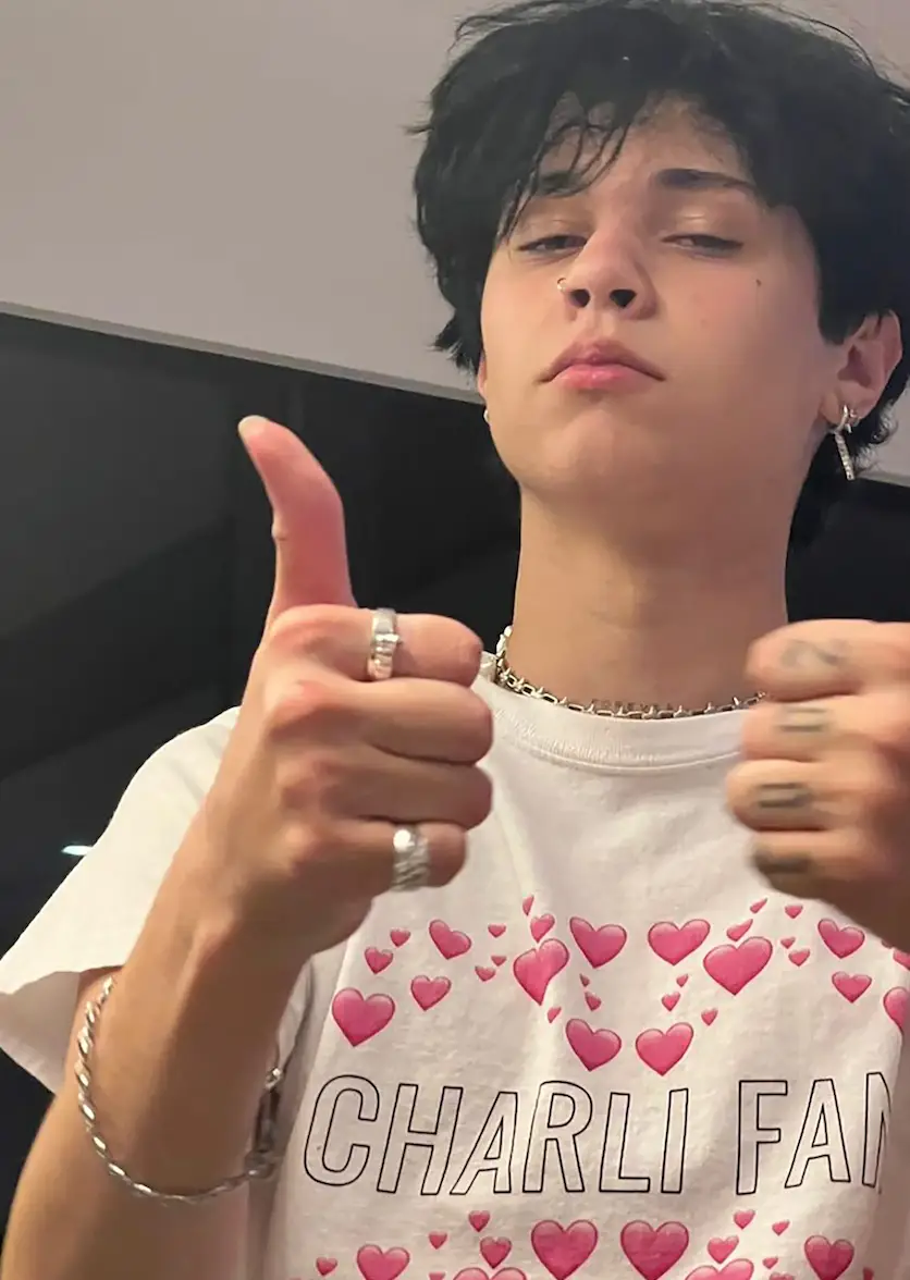 Landon showed support for Charli on her Instagram Story.