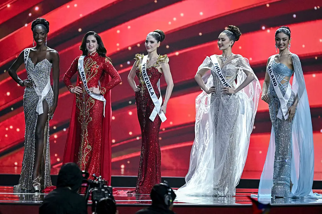 The 74th Miss Universe final five (LILLIAN SUWANRUMPHA/AFP via Getty Images)
