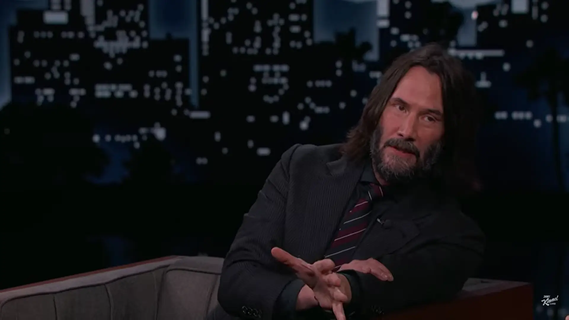 Keanu Reeves revealed on Jimmy Kimmel Live that he would consider becoming a US citizen.