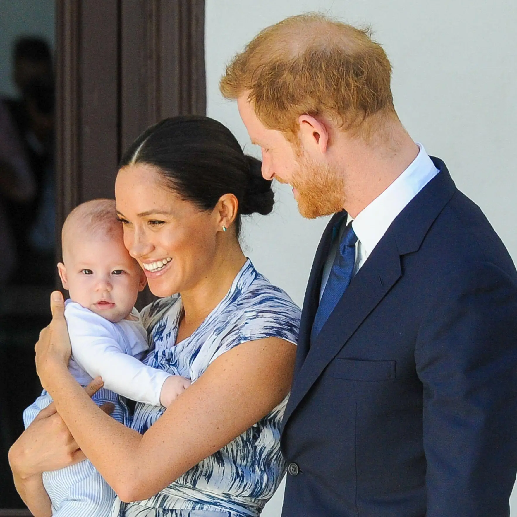 Meghan and Harry with son Archie in 2019.