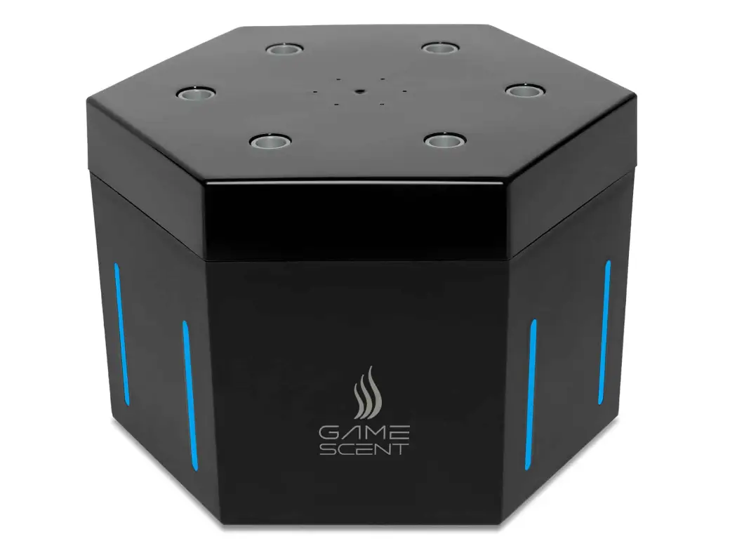 The device uses AI to release the fragrances at the right time.