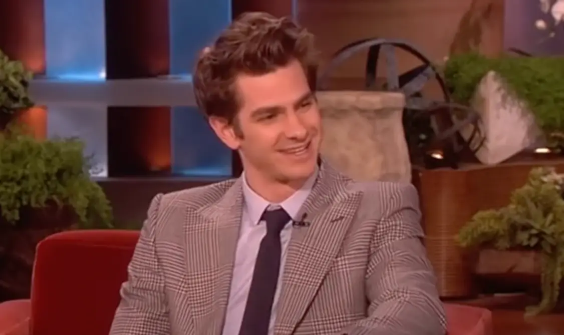 Andrew Garfield speaks the Queen's English.