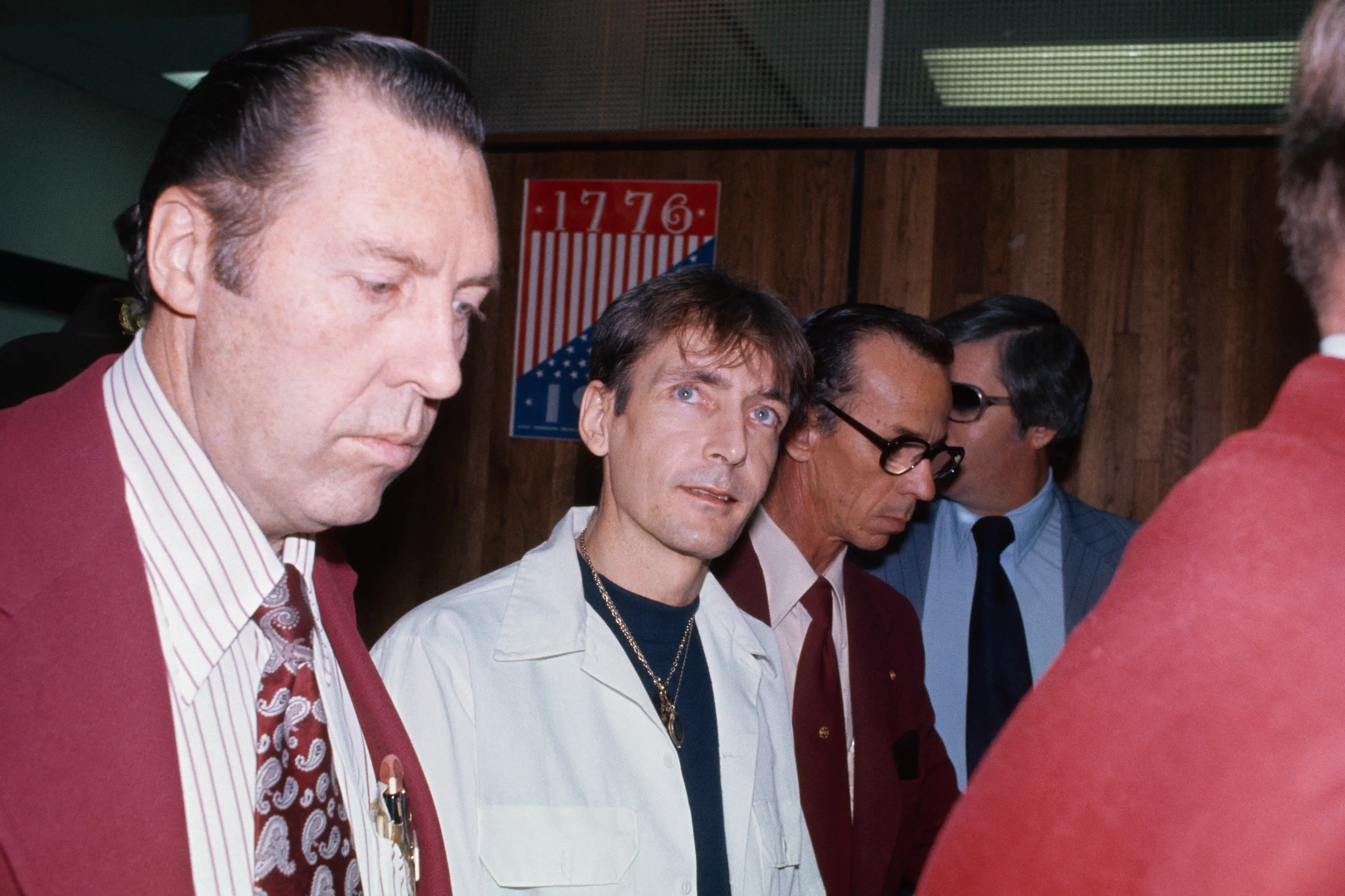 Gary Gilmore (white) is said to be the inspiration behind the phrase (Bettman/Getty Images)