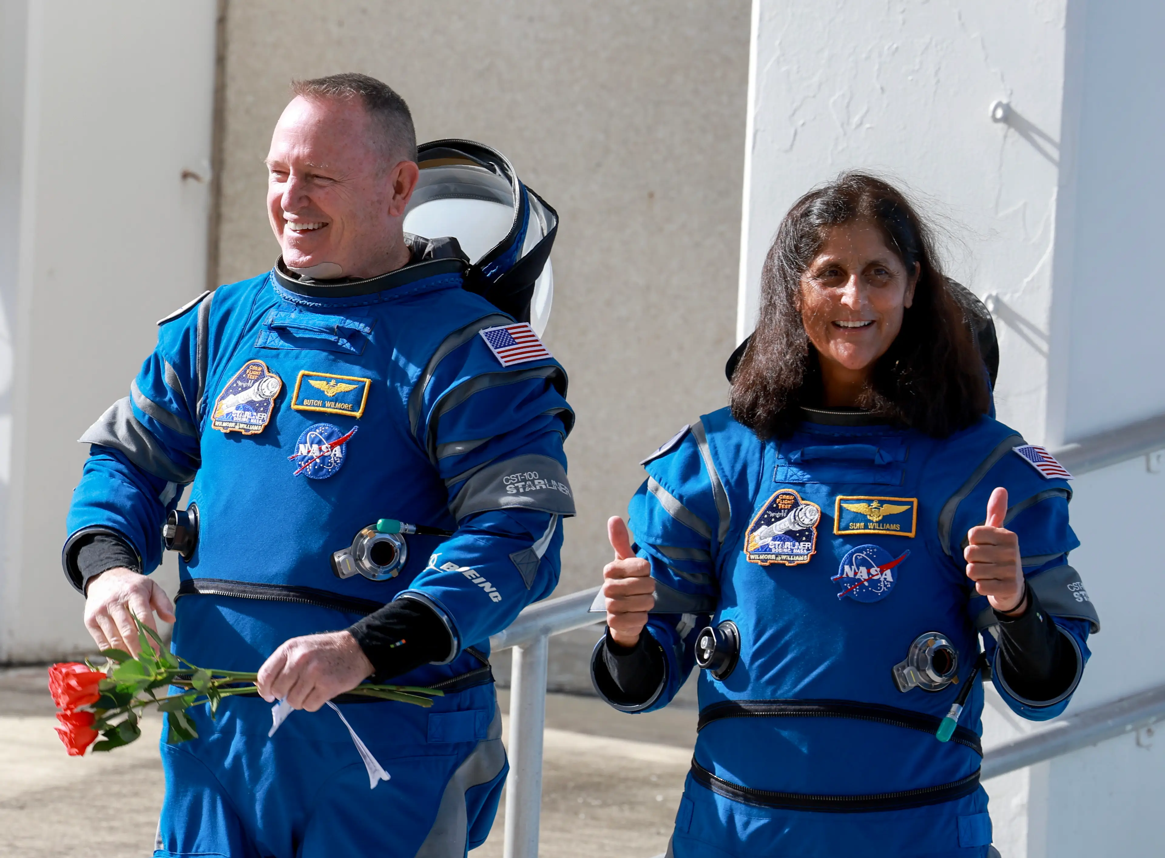 Butch Wilmore and Suni Williams jetted off to the ISS last year (Joe Raedle/Getty Images)