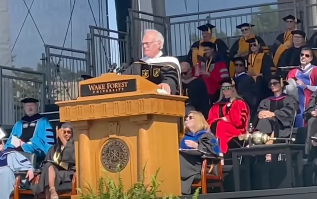 Scott Pelley voiced the US is 'under attack' (YouTube/ Winston-Salem Journal)