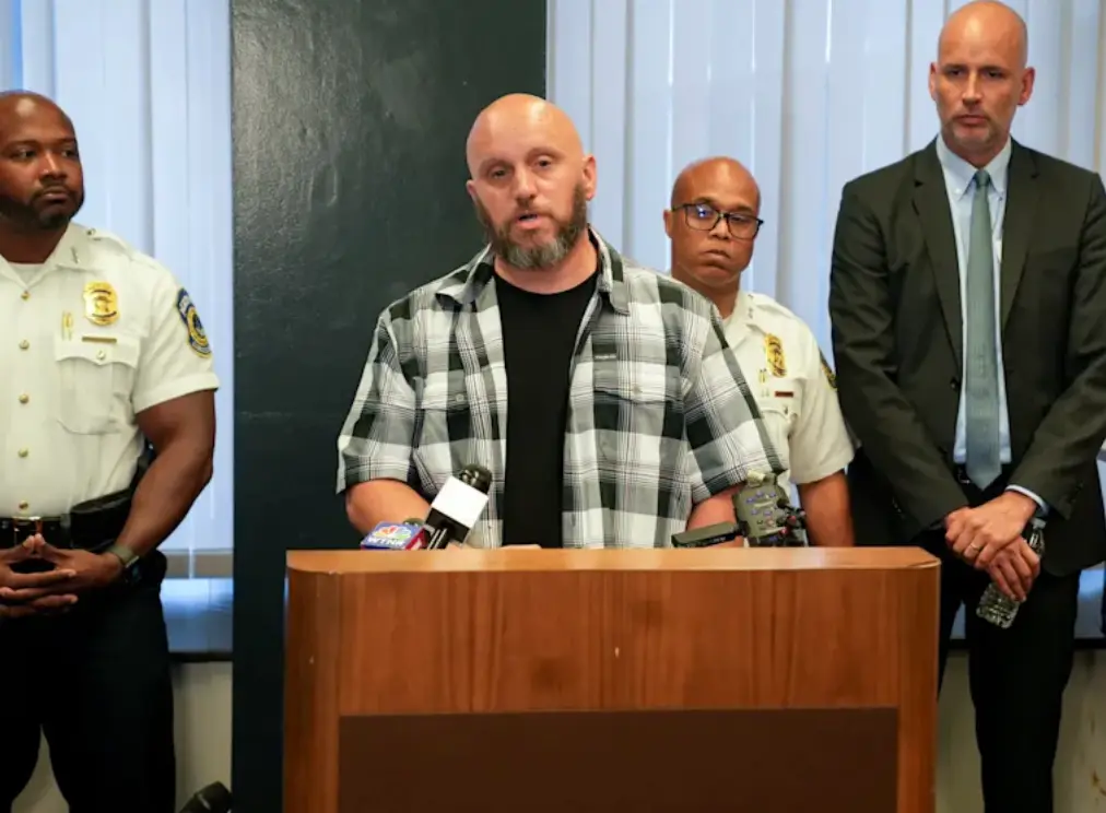 Carmen's younger brother Jimmy Van Huss Jr welcomed the arrest of his sister's killer after 30 years (Boone County Sheriff's Office)