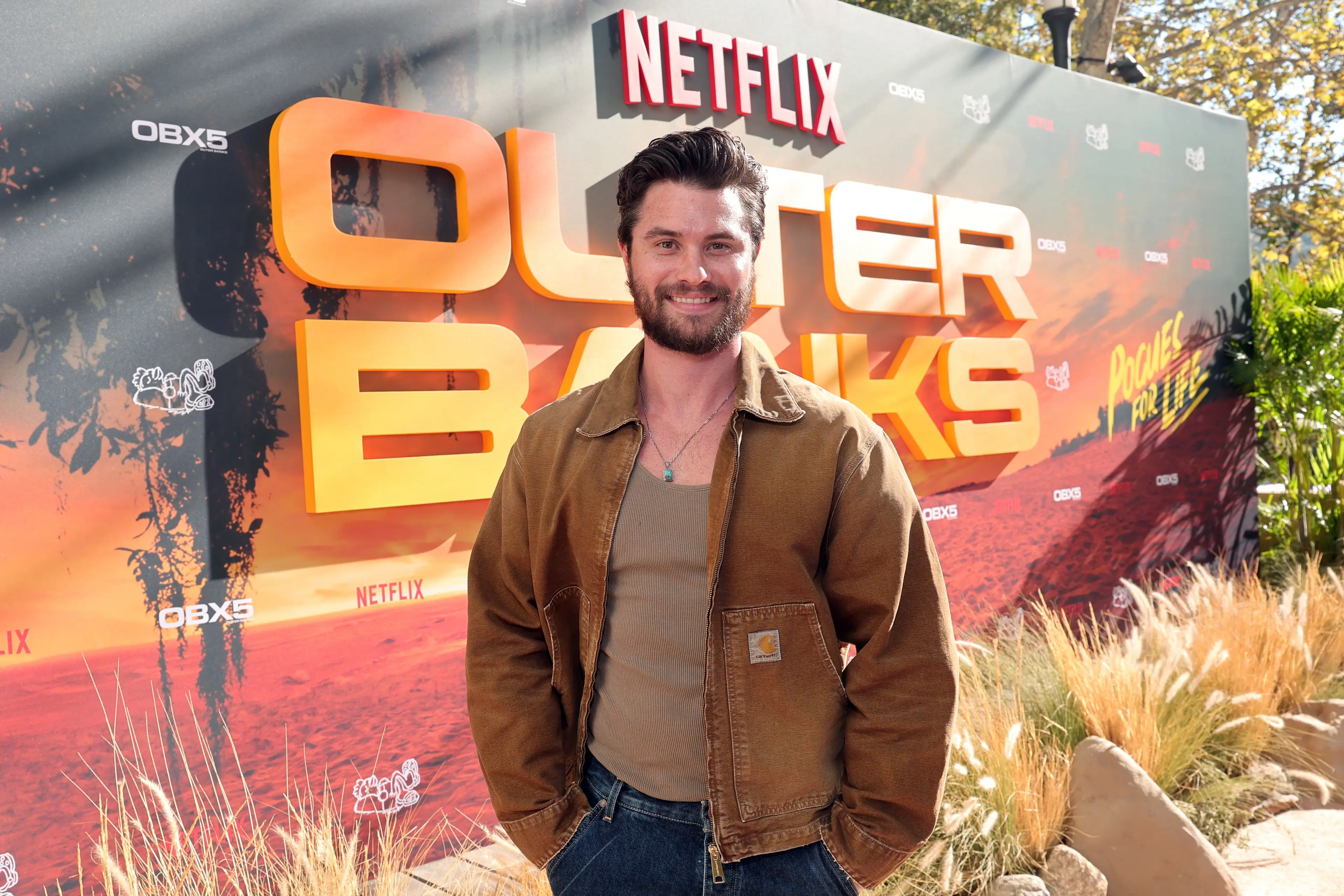 Chase Stokes was concussed three times while filming (Emma McIntyre/Getty Images for Netflix)