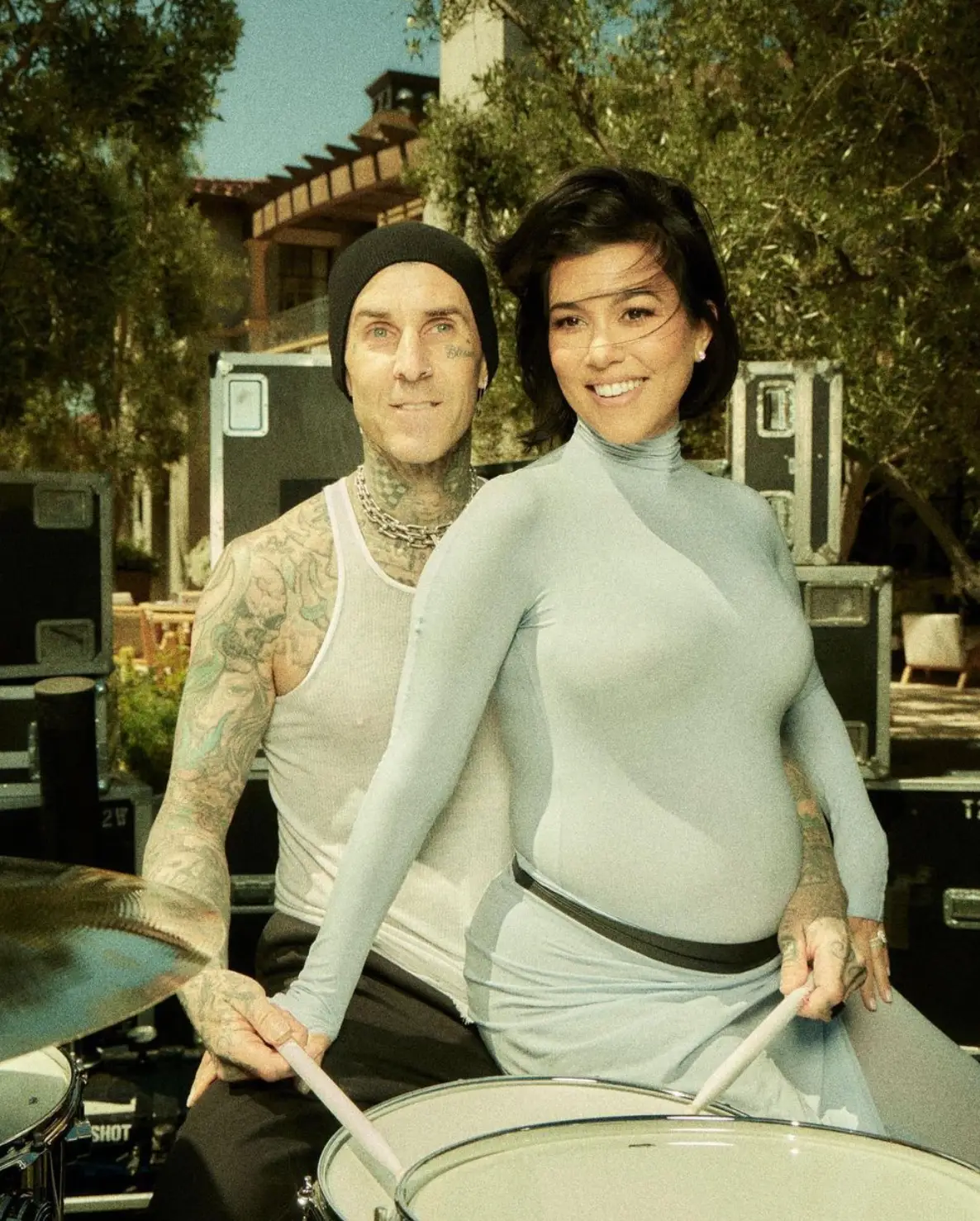 Kourtney explained she's been working less since Rocky was born (Instagram/@kourtneykardash)