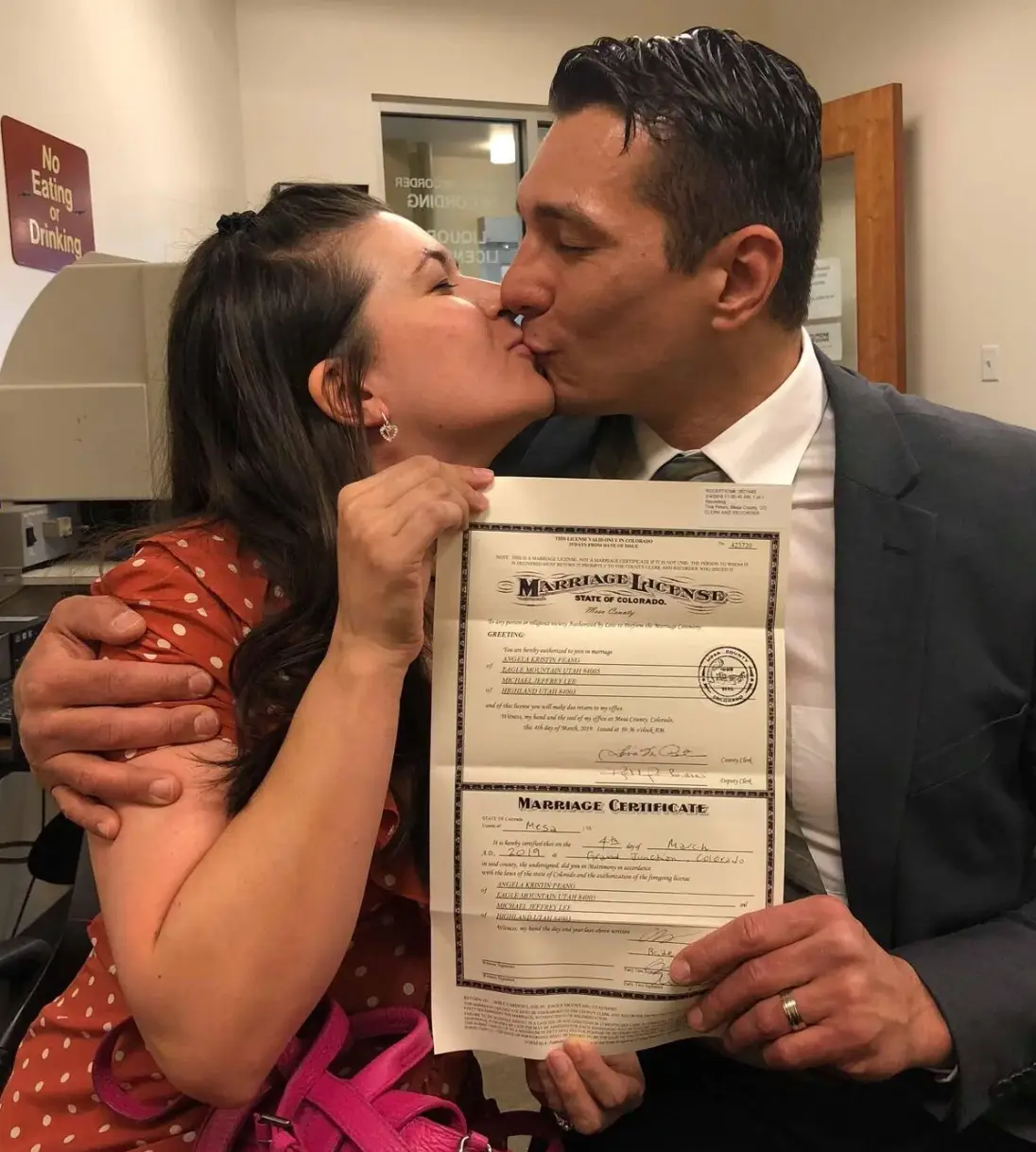 The couple married in 2019 (Angie Peang)