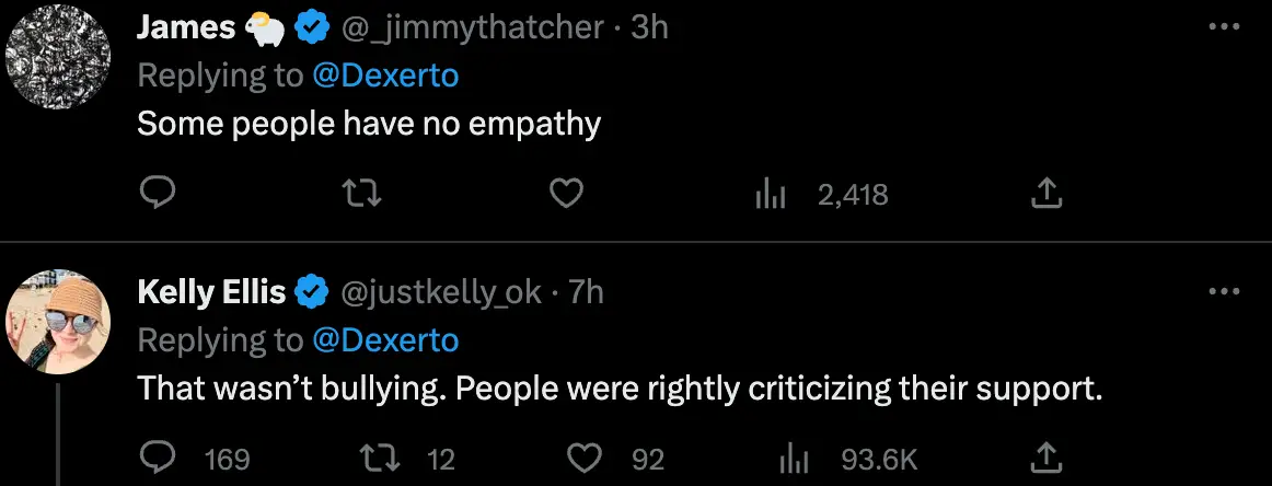 People have been left divided over the treatment of the Twitch streamers.