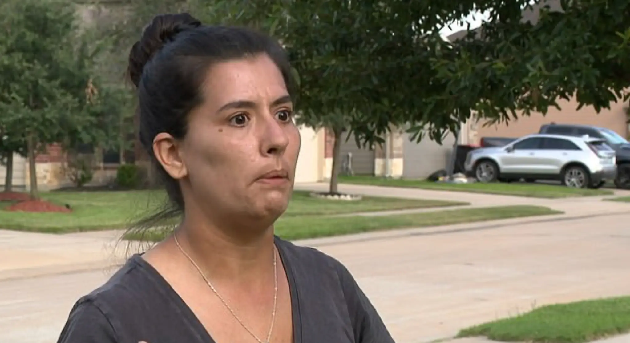 Daniela Fedele found the newborn. (KHOU 11)