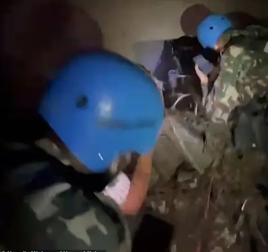 The video shows the terrifying conditions of the tunnels (Nepal's Ministry of Home Affairs)