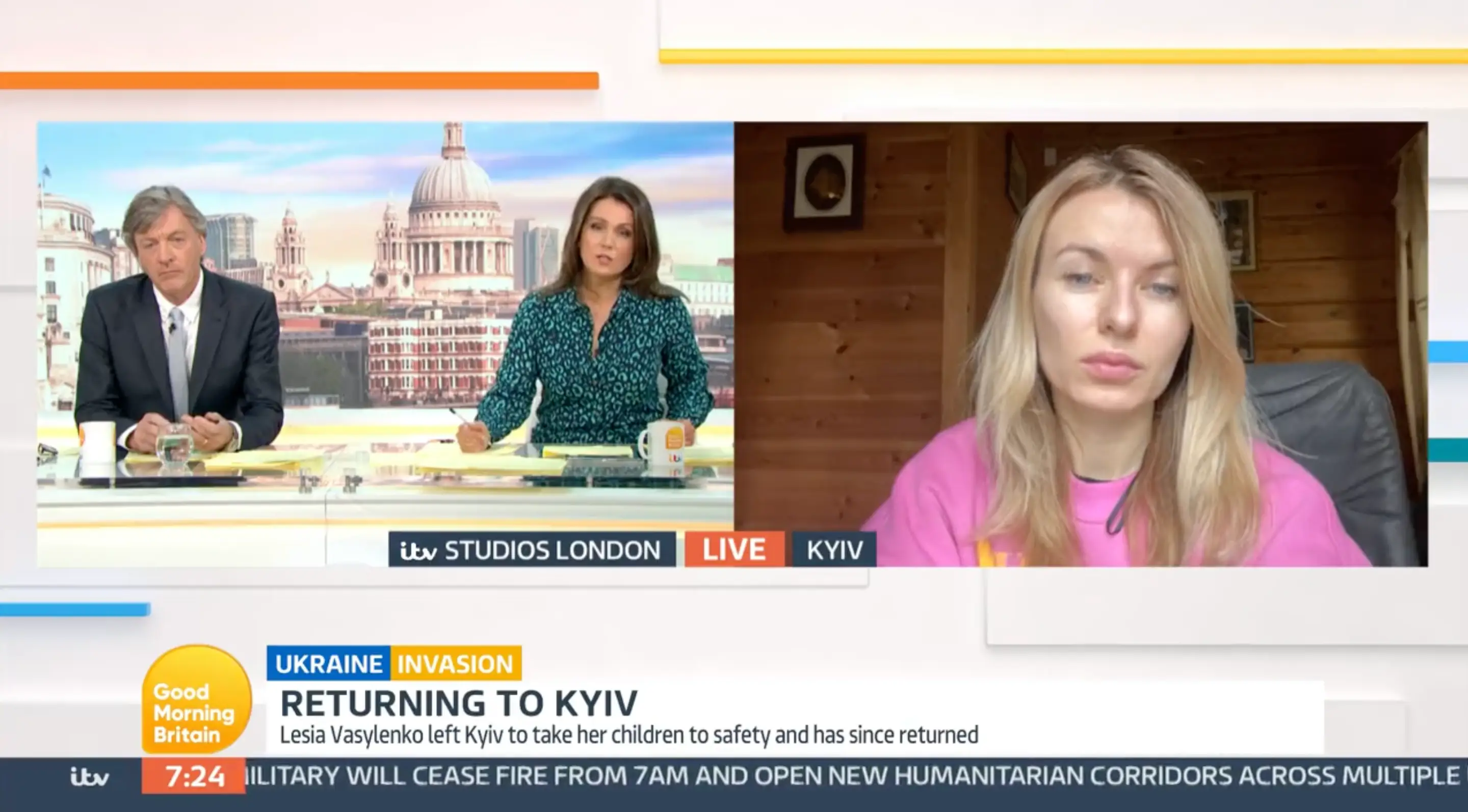 Richard Madeley shocked viewers on Good Morning Britain (ITV)