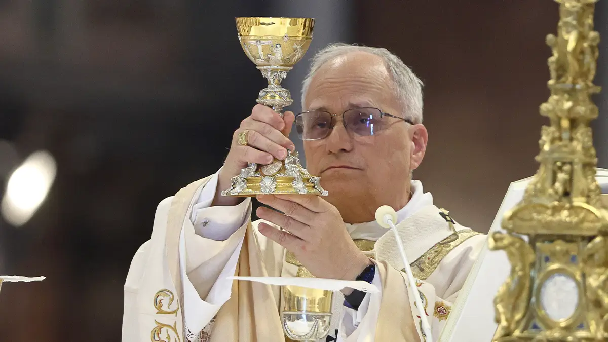 Pope Leo is seemingly a big fan of Apple Watches (Mondadori Portfolio/Getty)