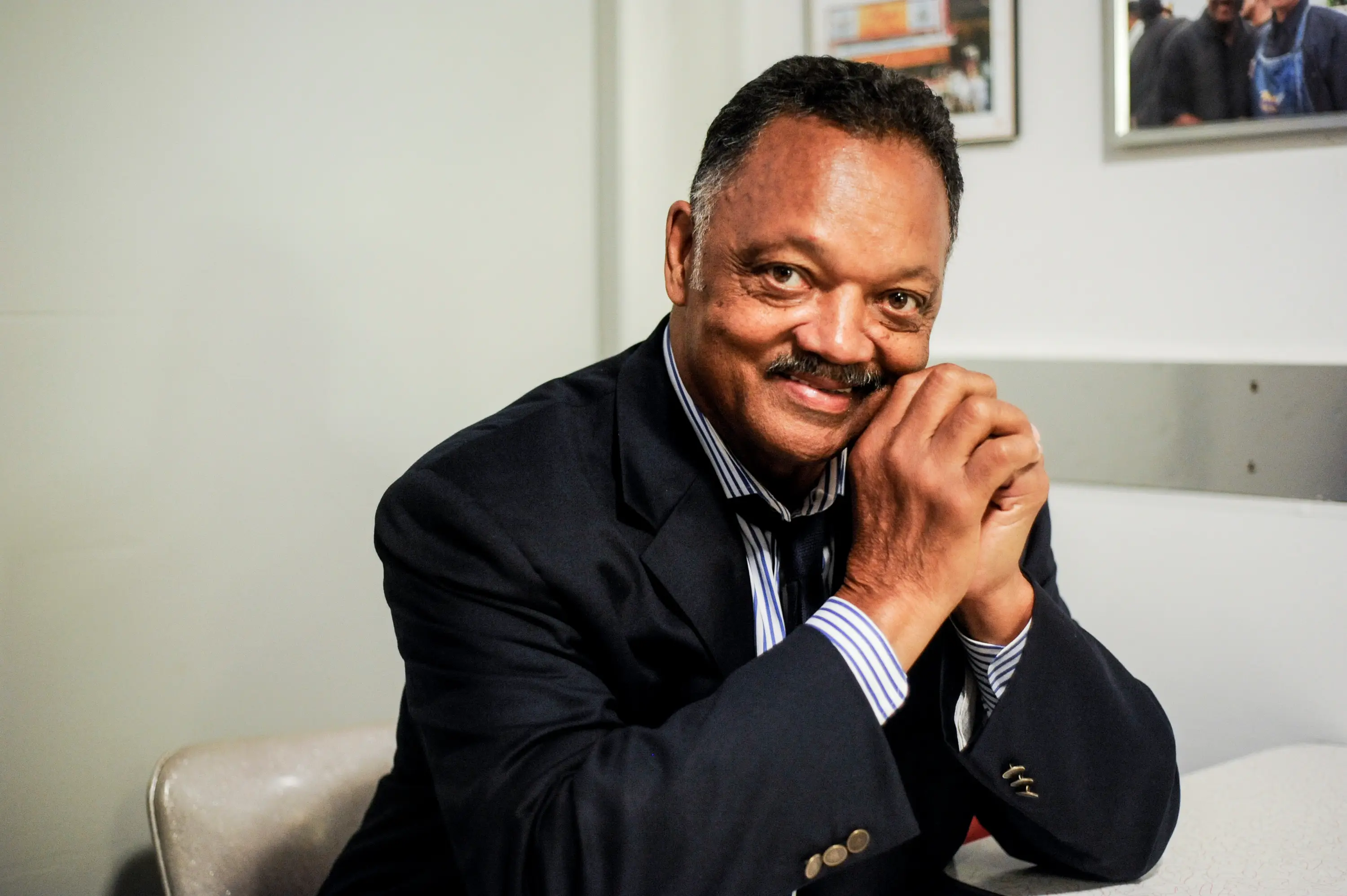Obama was speaking at Jesse Jackson's (pictured) funeral (Kris Connor/Getty Images)