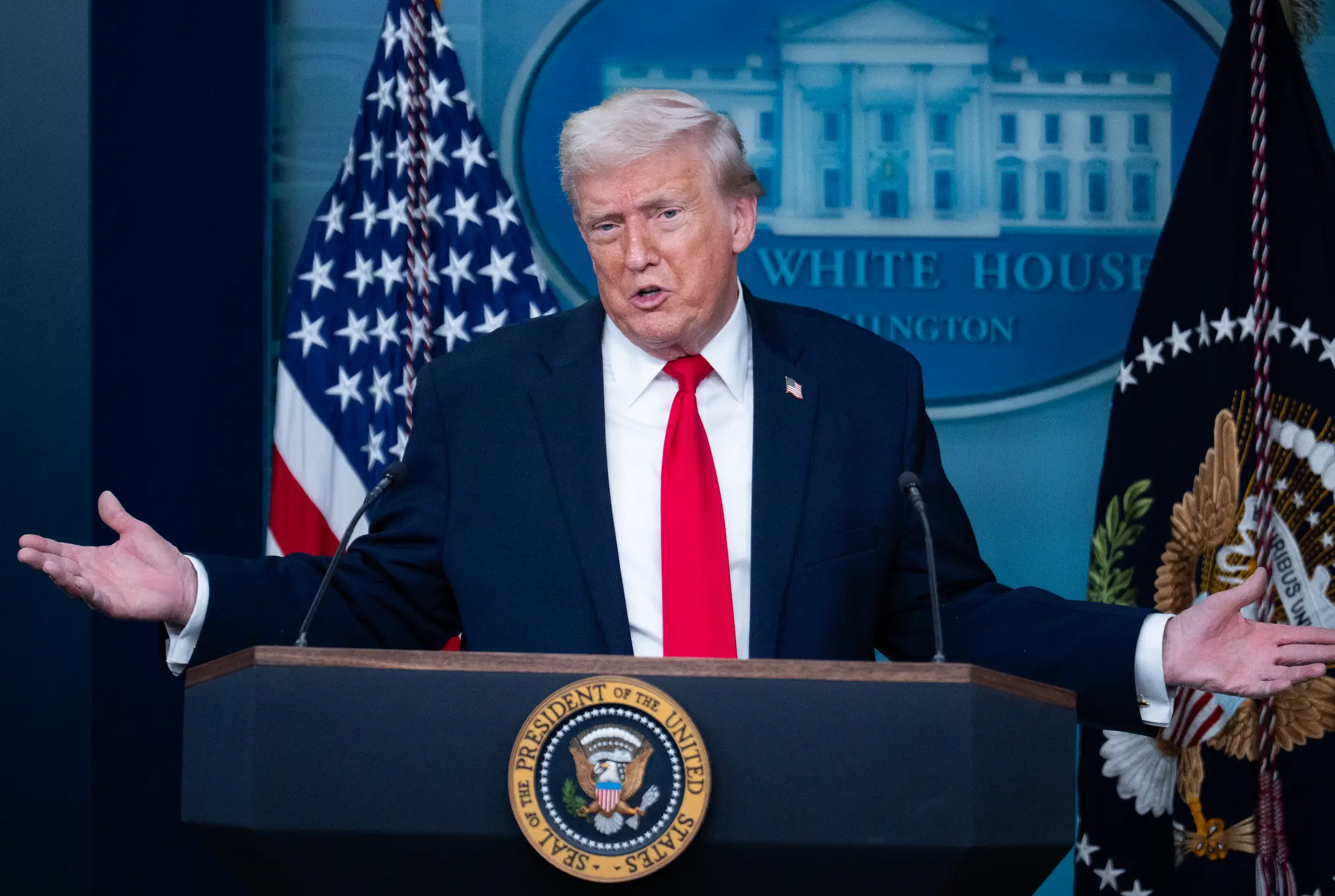 Trump has threatened both nations regarding their ability to deal with drug crime and cartells (Tom Williams/CQ-Roll Call, Inc via Getty Images)