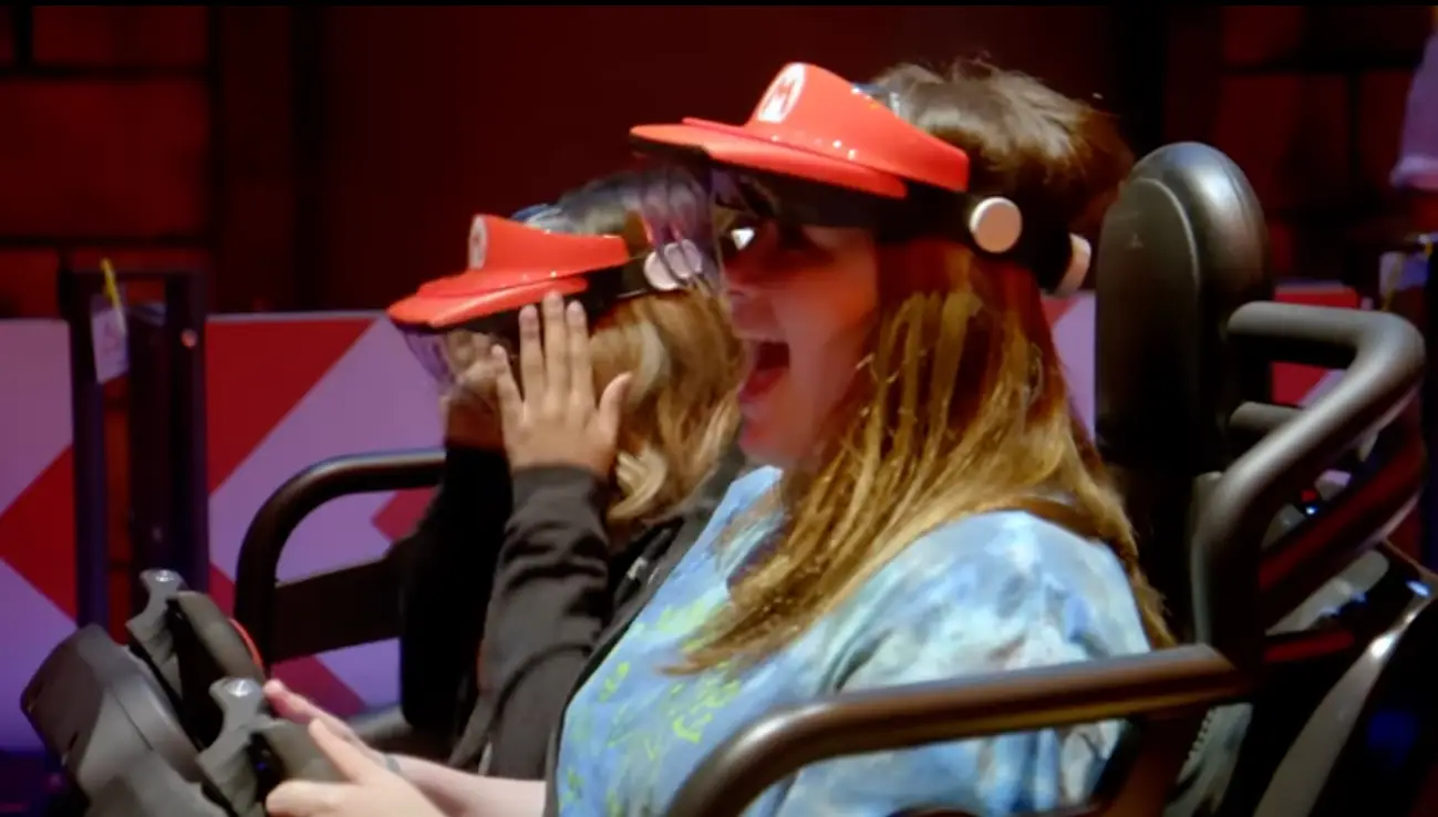 The new Mario Kart ride in Super Nintendo World has some size restrictions.