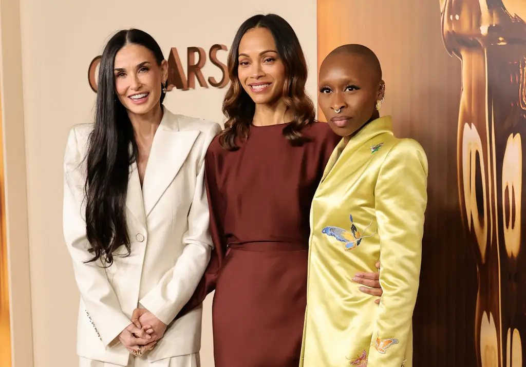  Demi Moore, Zoe Saldana and Cynthia Erivo were among those nominated (Emma McIntyre/WireImage)