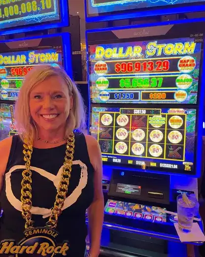 The player scooped a mammoth win. (Seminole Hard Rock Hotel and Casino, Tampa)