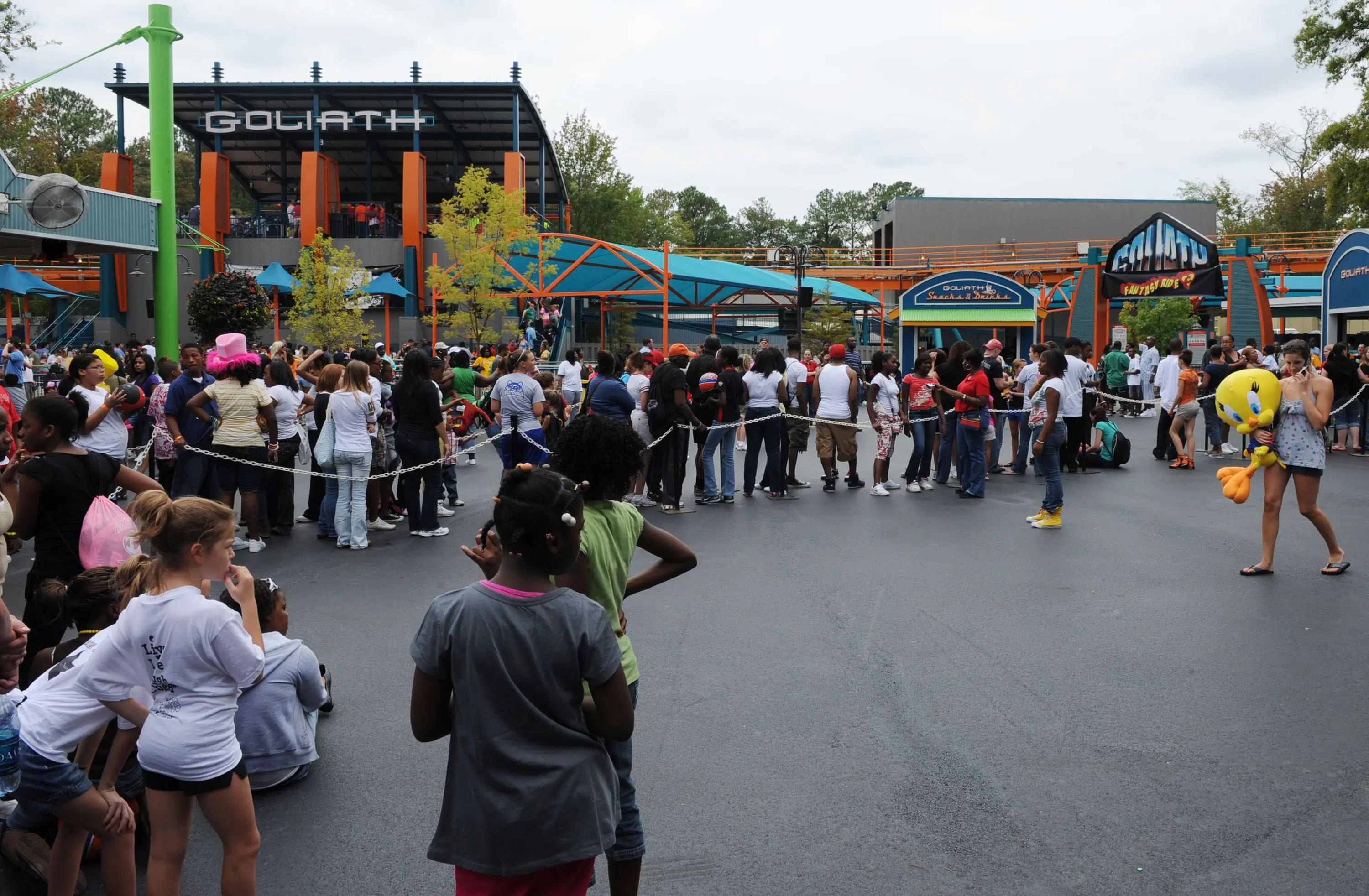 Hassan Jihad Ibn Kariem died after falling from Six Flags Over Georgia's Goliath rollercoaster (Rick Diamond/Getty Images)