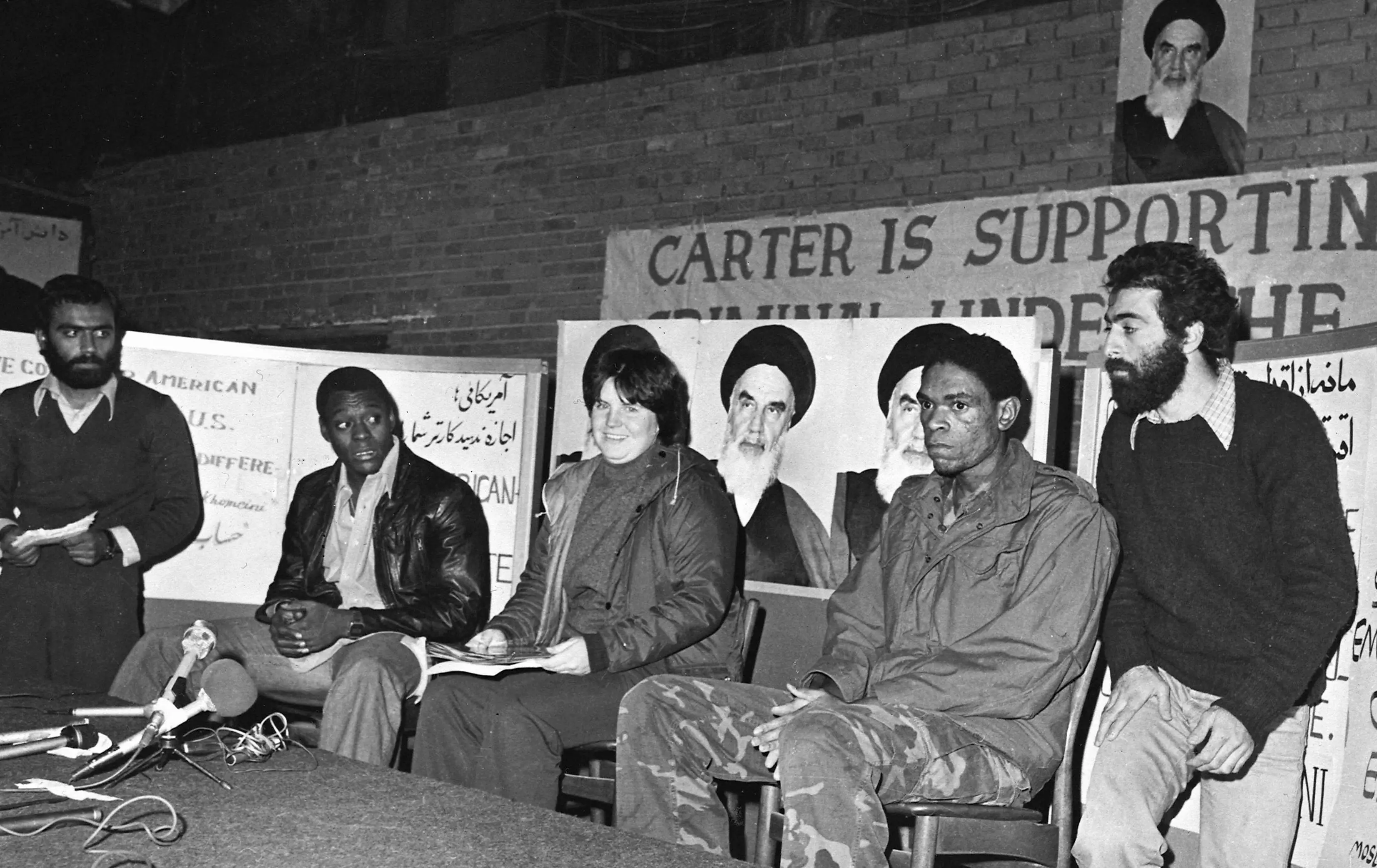 The 1979 Iran Hostage Crisis effectively sank President Carter's re-election bid and saw his approval rating fall to a catastrophic 28 percent (IRNA-FILES/AFP via Getty Images)