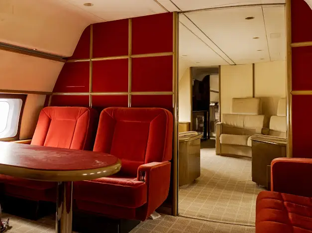 The now decaying jet suggests it was opulent in its heyday (Urbex Specialist)