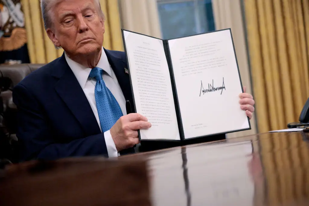 Trump signed a record-number of executive orders within days of his presidency (Chip Somodevilla/Getty Images)