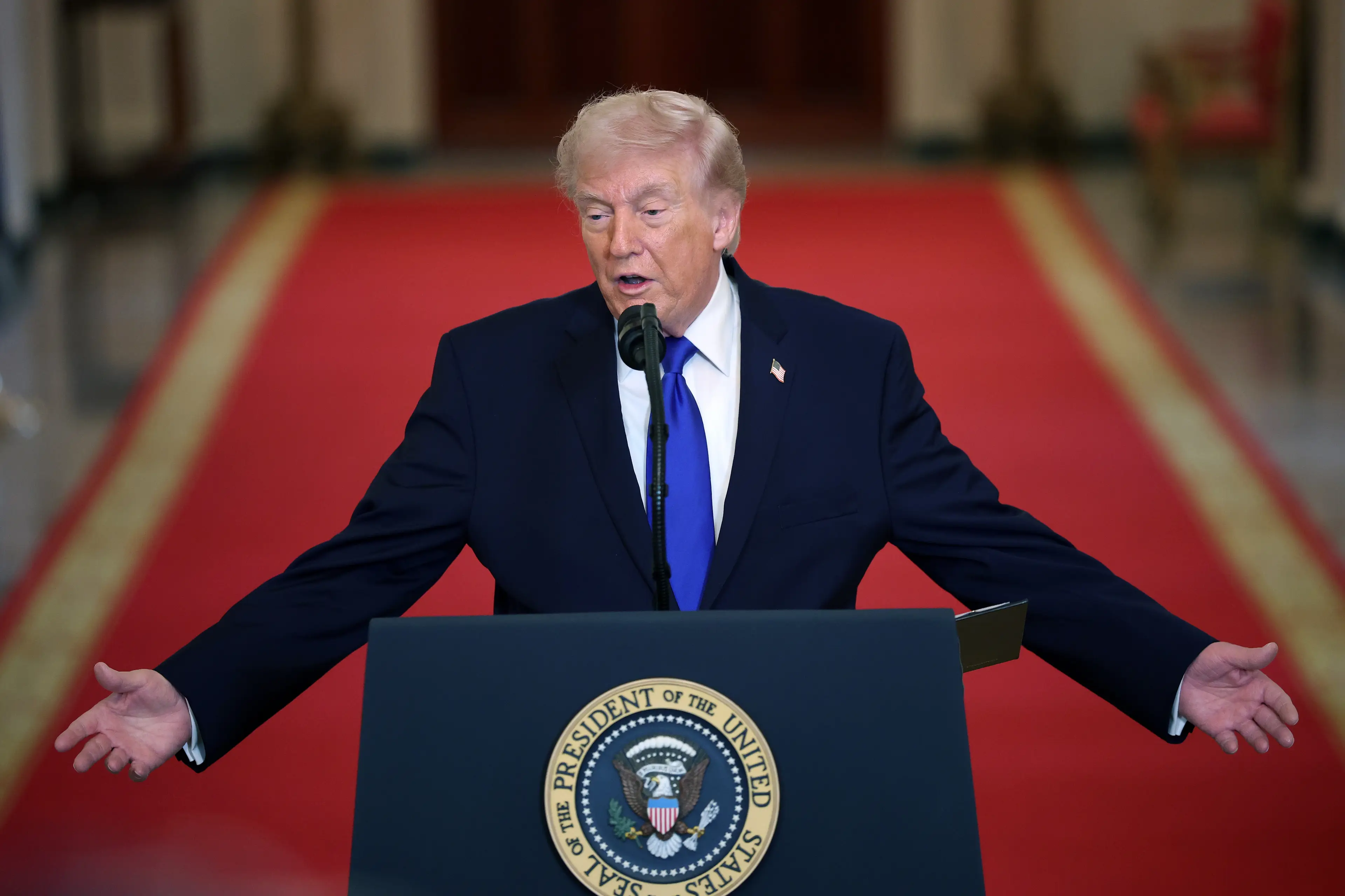Donald Trump never conceded defeat in the 2020 election (Win McNamee/Getty Images)
