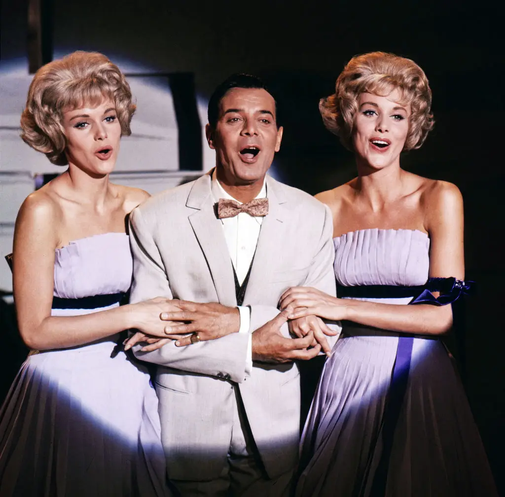 The Kessler twins performed on TV across Germany, Italy and the US (Fred Lindinger/United Archives via Getty Images)