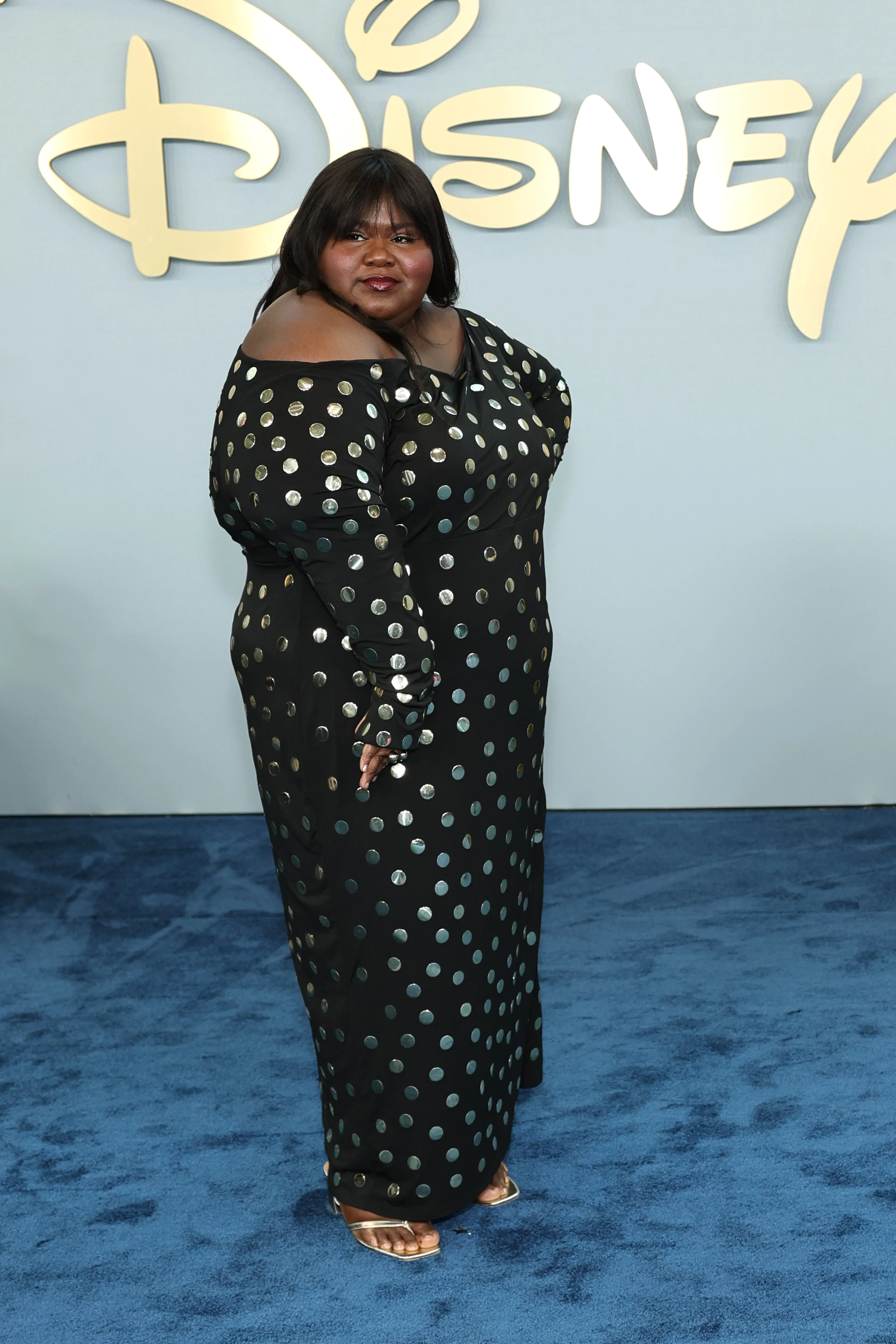 Oscar-nominated Precious actor Gabourey Sidibe also avoided being inside a building near the World Trade Center because she overslept and missed a class. (Photo by Arturo Holmes/Getty Images)