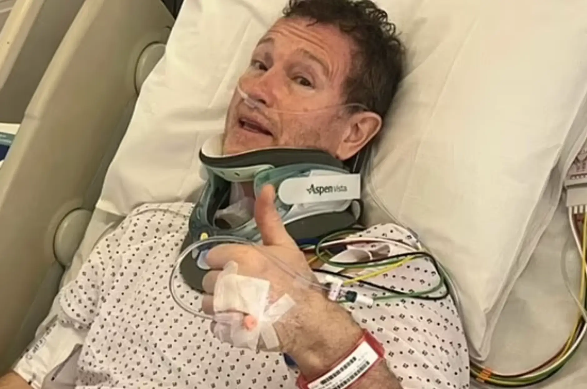 Moran is now back at home following his surgery (Instagram/Terry Stone)