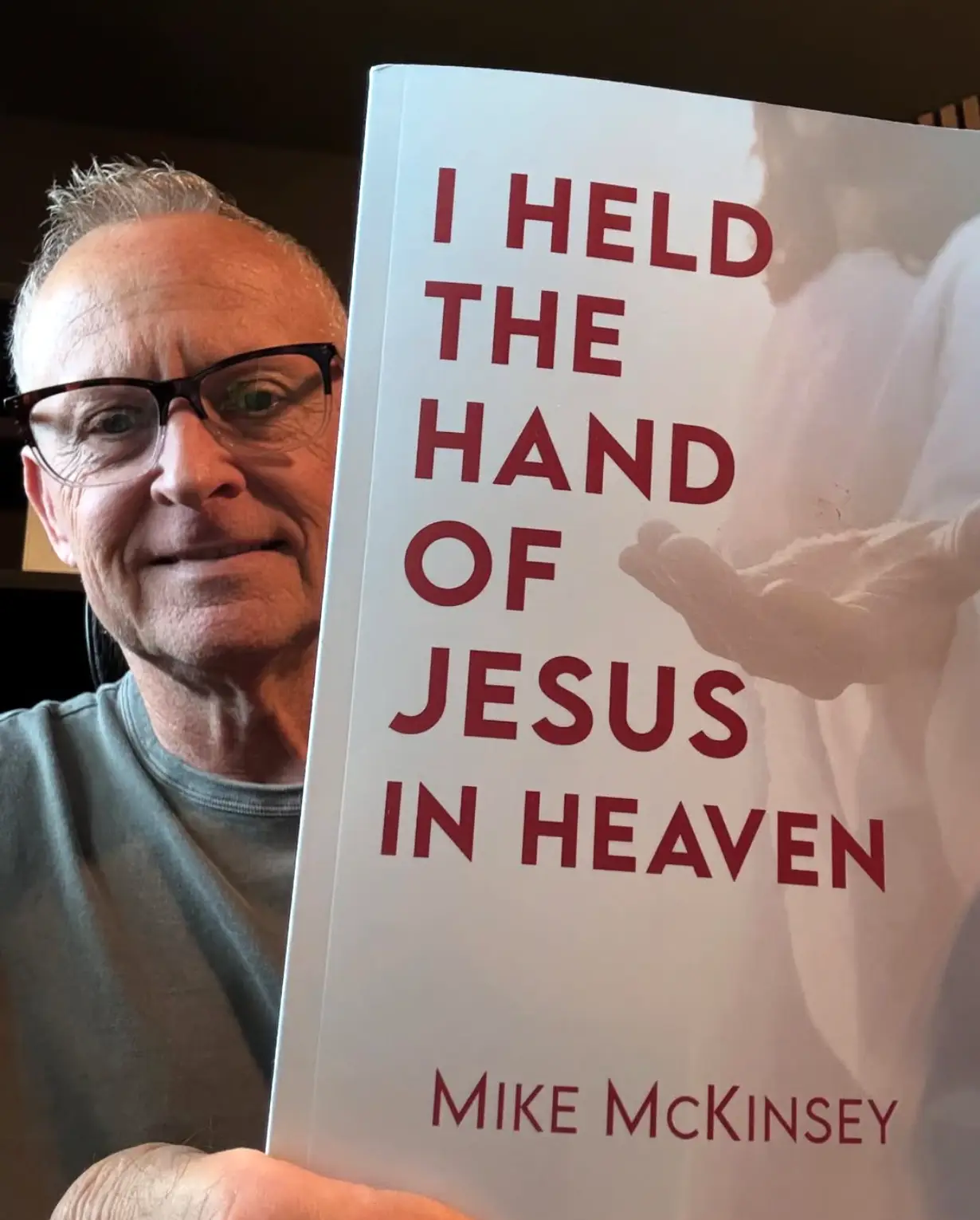 Mike has detailed his experience in a book, I Held the Hand of Jesus in Heaven (mmckinsey22/Instagram)
