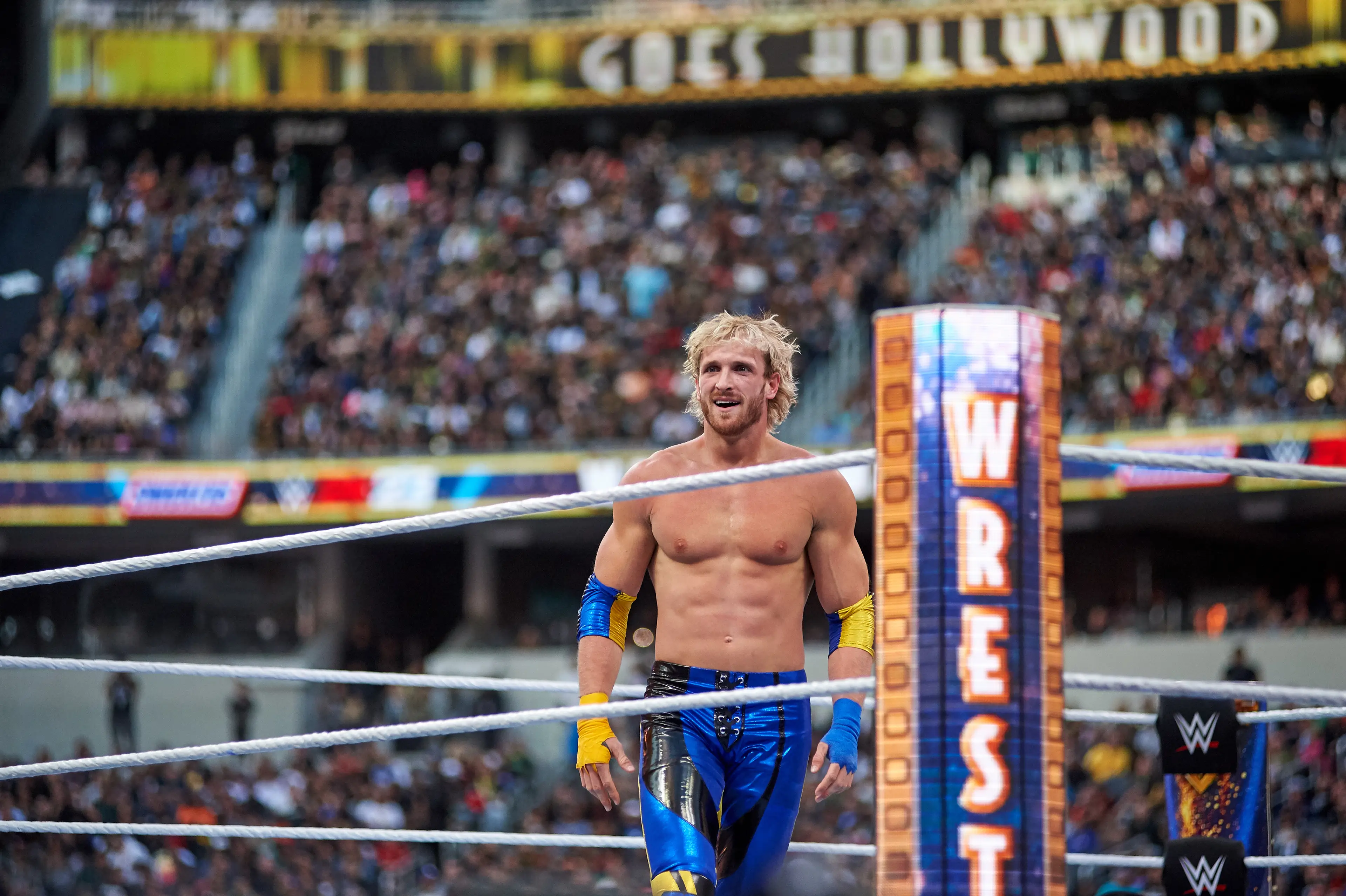 Logan Paul at Wrestlemania.