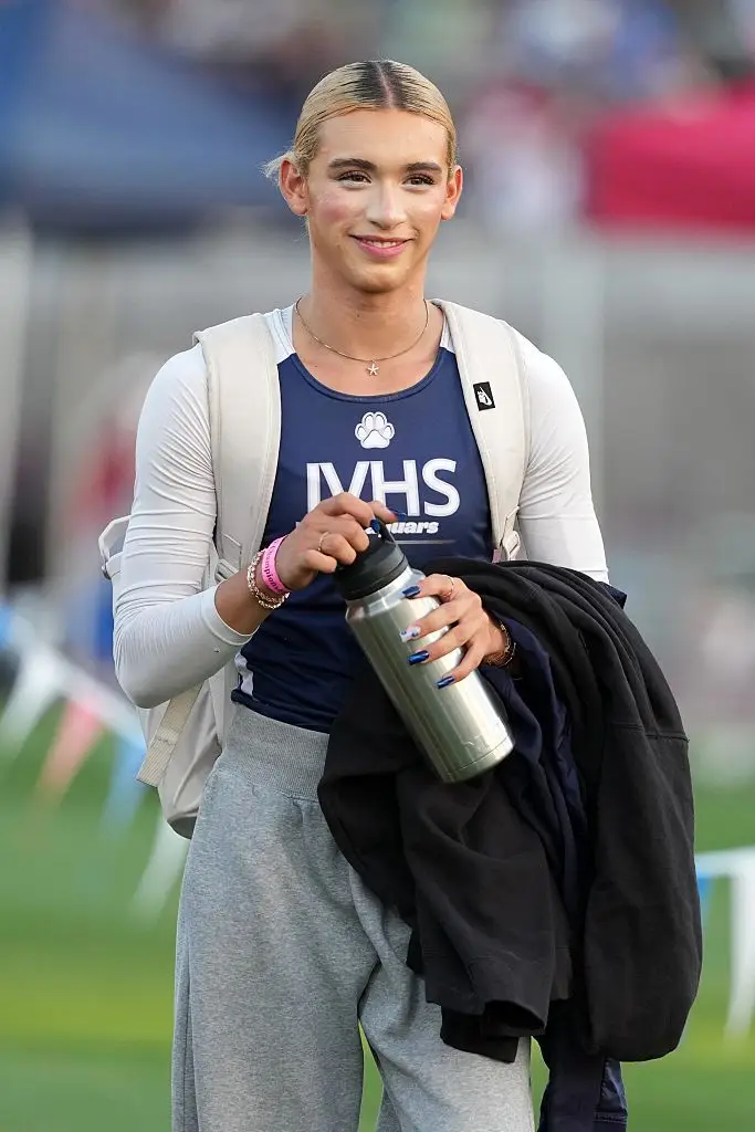AB Hernandez competed in the CIF State Track and Field Championships (Kirby Lee/Getty Images)