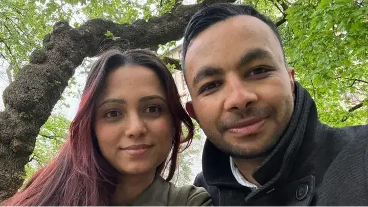 Pramad Poudel has flown back to Nepal to search for his wife Sumitra, as well as his mom, brother and uncle (GoFundMe)