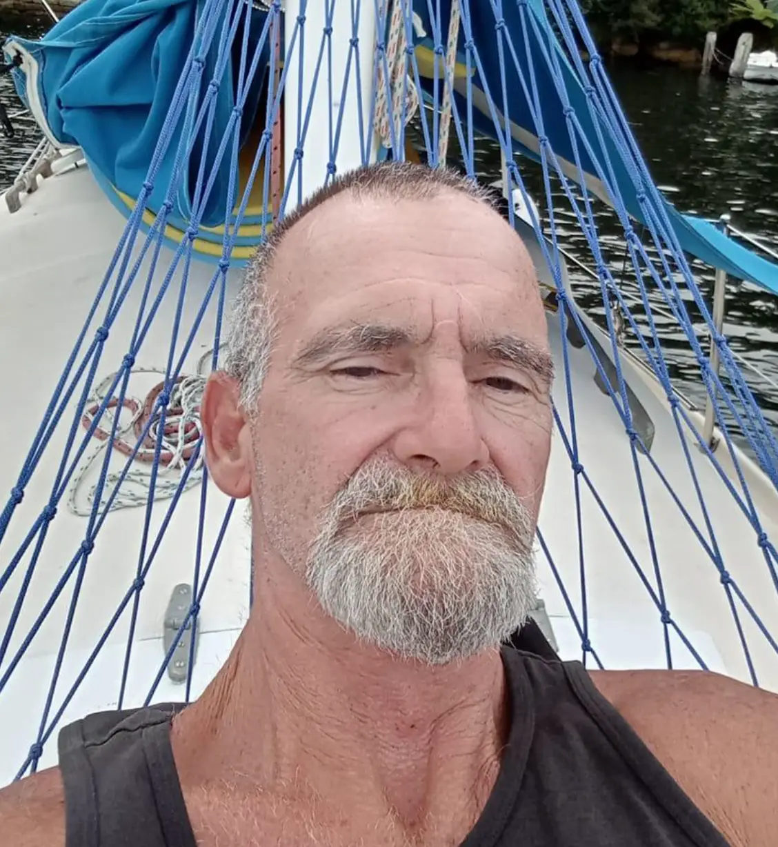 The only thing Scott is scared about is leaving his partner behind. (Scott Hollingshed/Facebook)