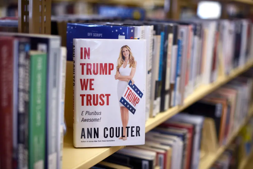 Anne Coulter was previously a big cheerleader for Donald Trump. (Photo by Robert Alexander/Getty Images)