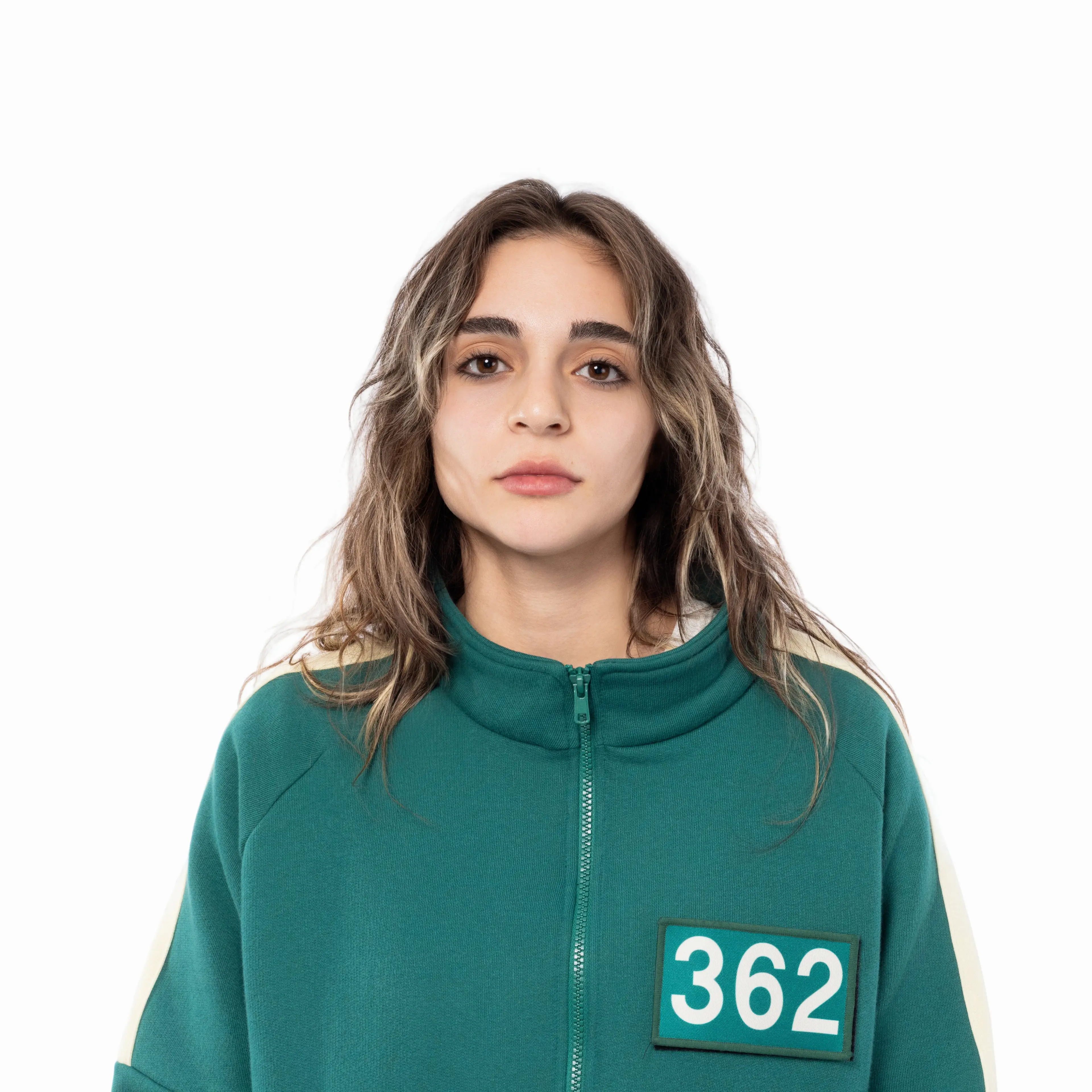 Sarah played as Player 362 in Squid Games: The Challenge (Tom Dymond/Netflix 2025 ©)